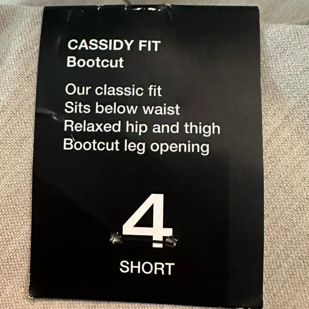 The Limited Womens 4S Cassidy Fit Dress Pants Khaki Flare Bootcut Stretch NWT - Picture 4 of 13